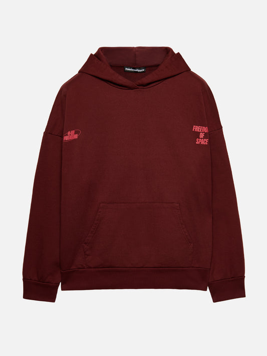 For Your Pleasure Hoodie Bordeaux
