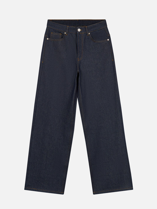 Raw Rinse Loose Fit Jeans