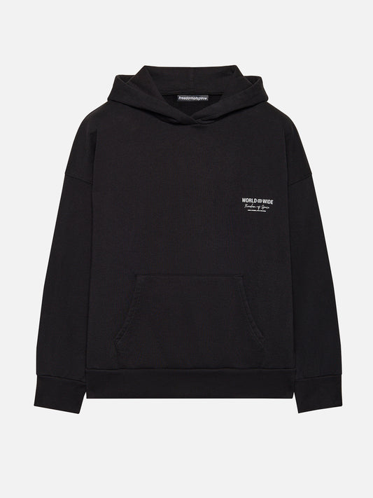 Worldwide Hoodie Black