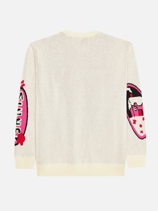 Monster Knit Sweater Off White