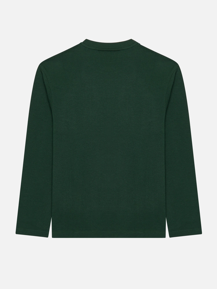 A SIMPLE LONG SLEEVE T-SHIRT GREEN
