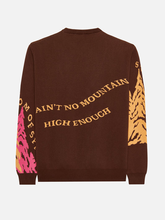 Mountain Knit Sweater Brown