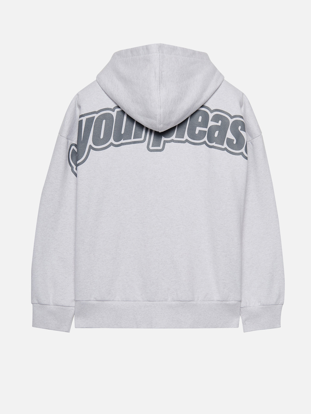 FOR YOUR PLEASURE FULL ZIP HOODIE GREY MARL – FREEDOM OF SPACE