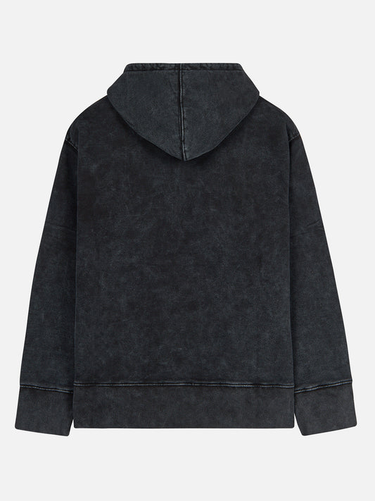 Washed Black Hoodie