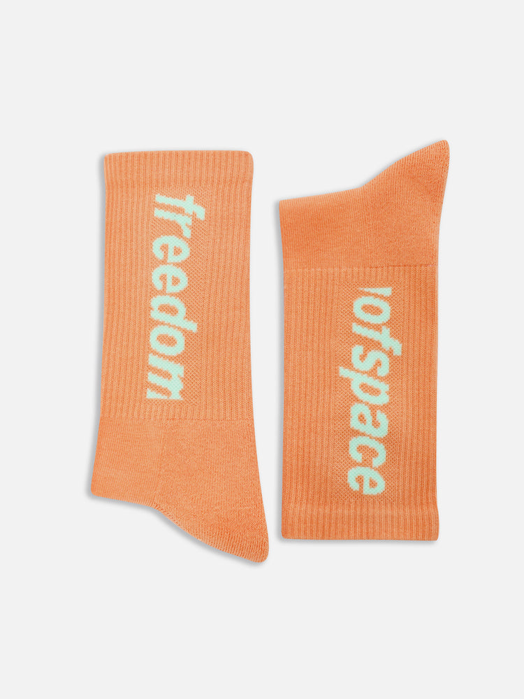 LOGO SOCKS ORANGE