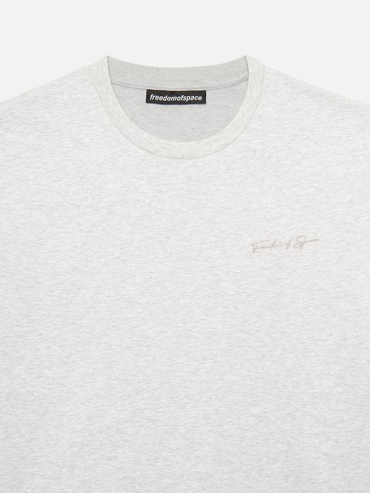 SIGNATURE T-SHIRT GREY MARL
