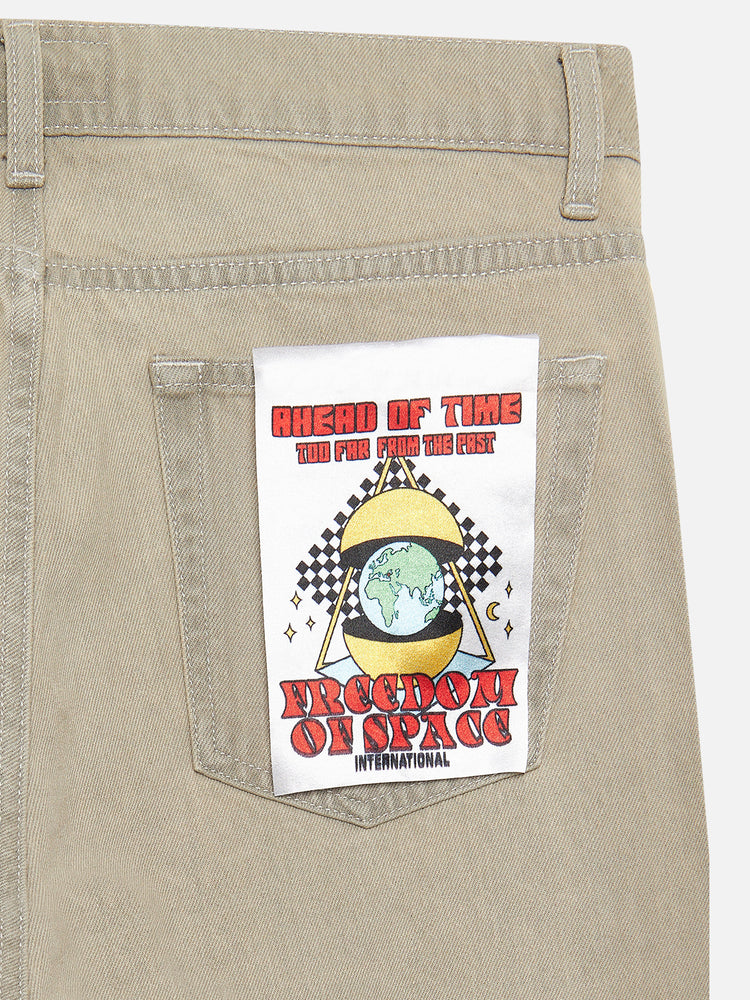 RIPPED BEIGE JEAN PANTS