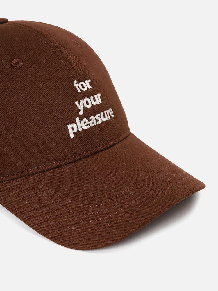 For Your Pleasure Cap Dark Brown