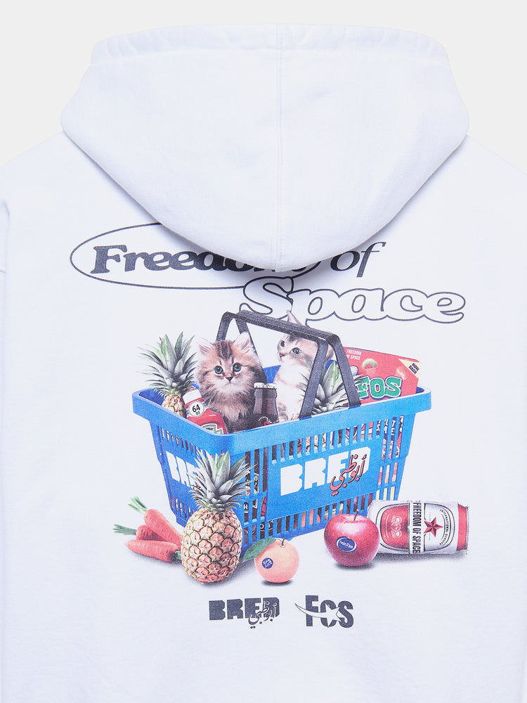 BRED HYPEBEAST x FREEDOM OF SPACE GROCERY HOODIE