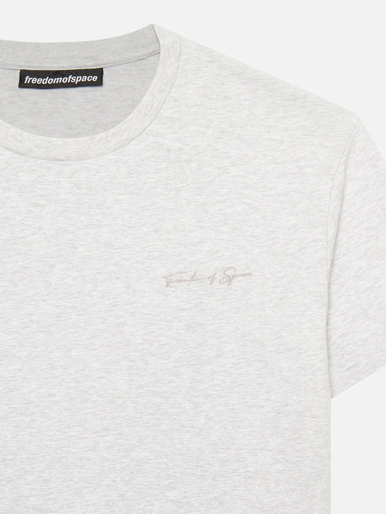 SIGNATURE T-SHIRT GREY MARL