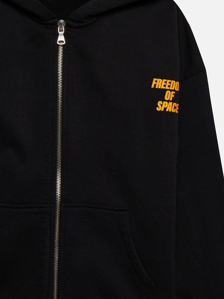 FOR YOUR PLEASURE FULL ZIP HOODIE BLACK