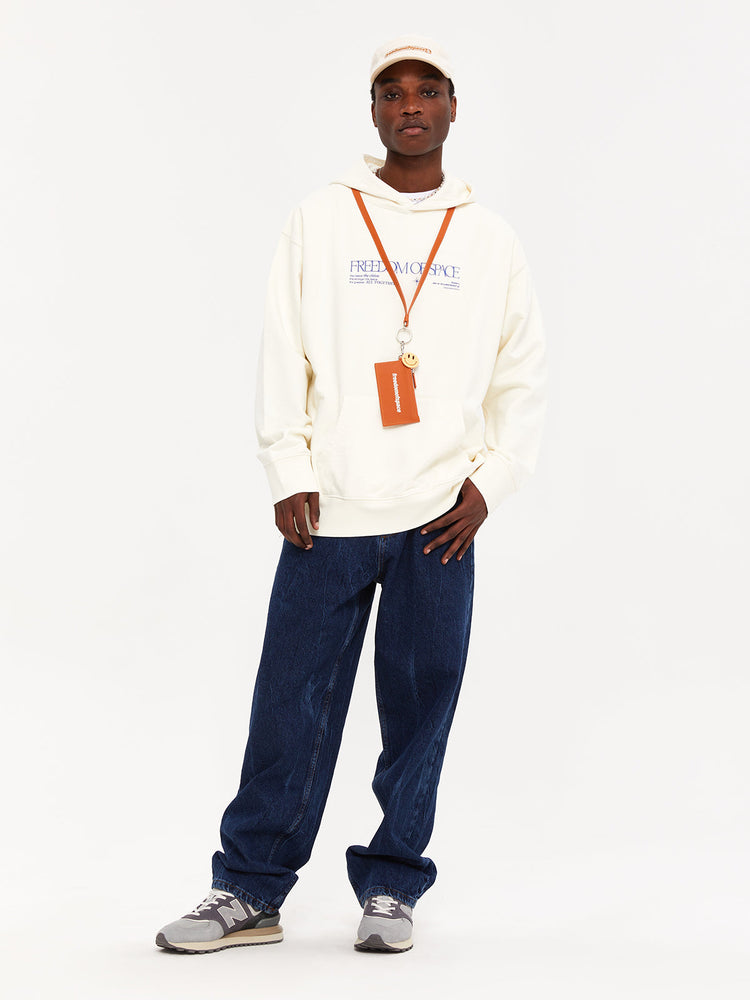 5TH ANNIVERSARY HOODIE OFF WHITE