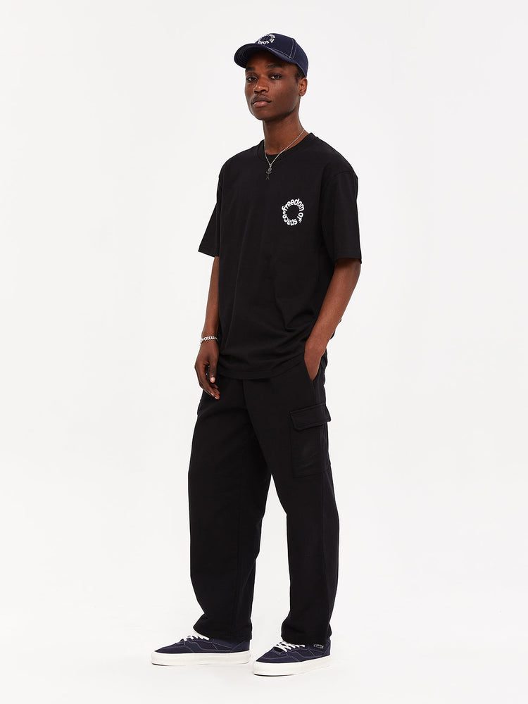 CIRCLE LOGO T-SHIRT BLACK