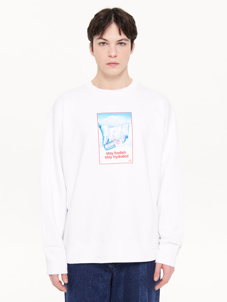 HYDRATED SWEATSHIRT WHITE