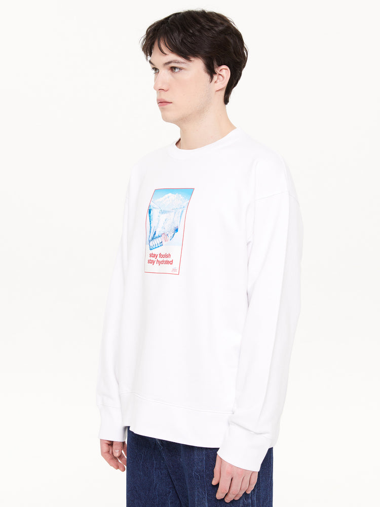 HYDRATED SWEATSHIRT WHITE