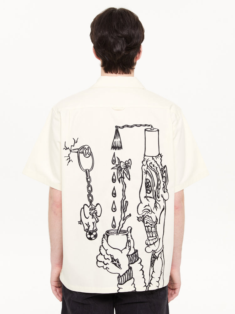HAND DRAWN EMBROIDERED SHIRT