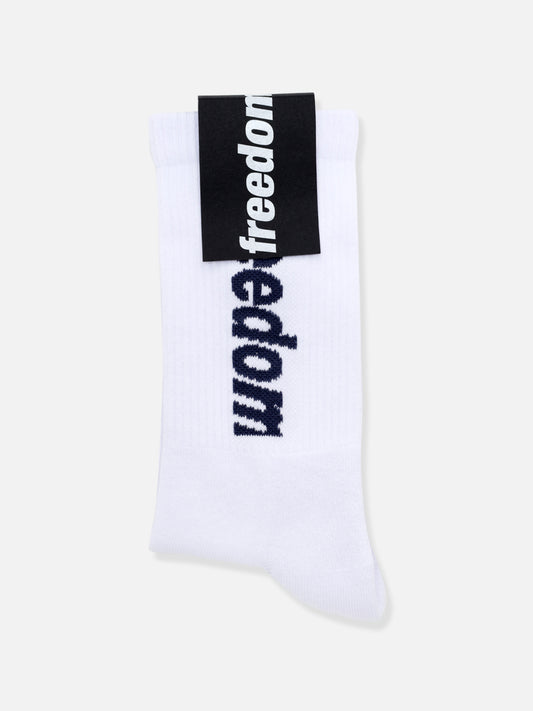 Logo Socks White