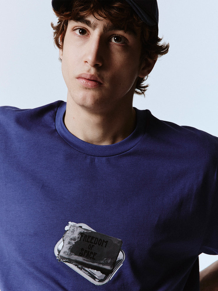 SOAP T-SHIRT NAVY PLUM