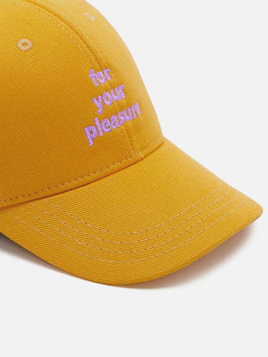 For Your Pleasure Cap Yellow