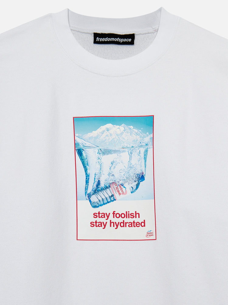 HYDRATED SWEATSHIRT WHITE