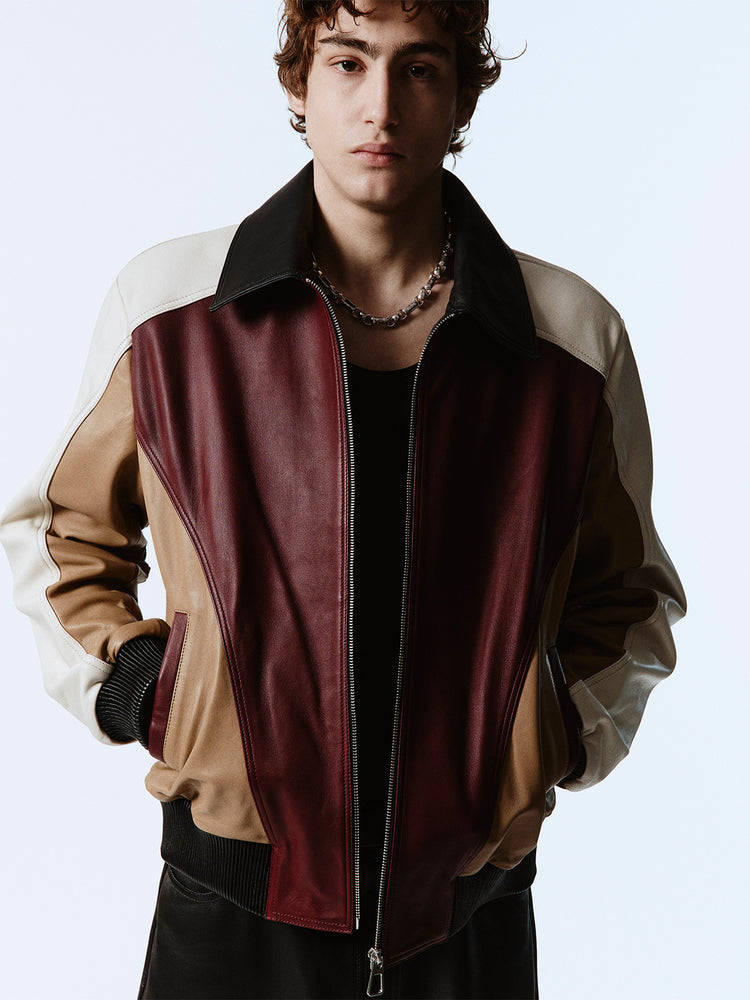 OLD SCHOOL LEATHER JACKET