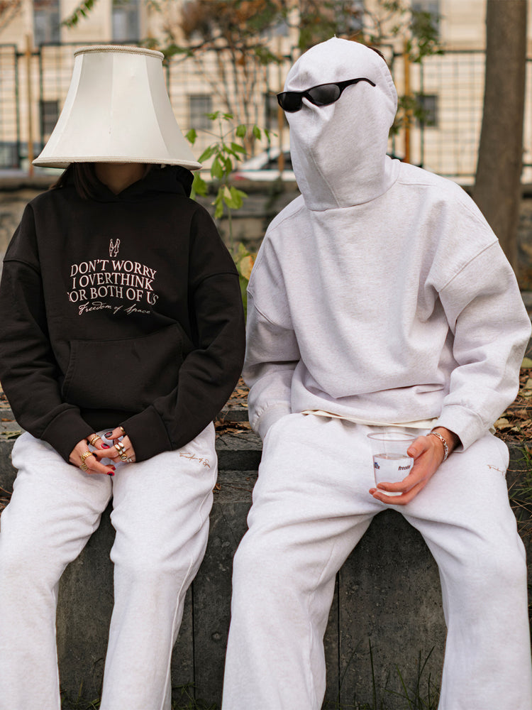 OVERTHINK HOODIE BLACK