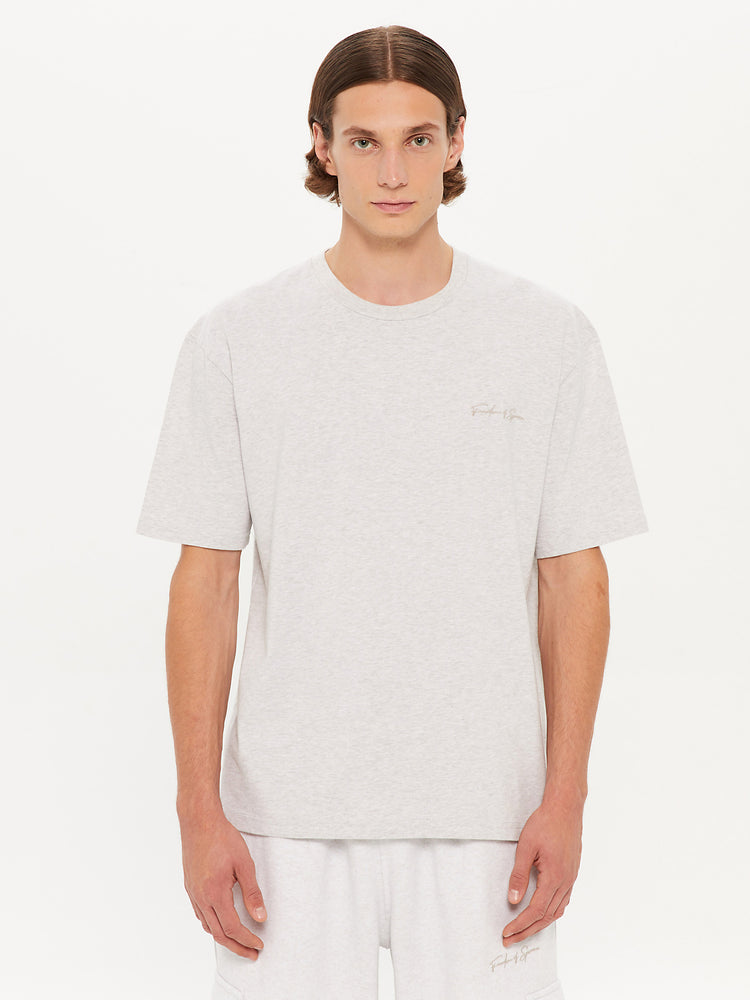 SIGNATURE T-SHIRT GREY MARL