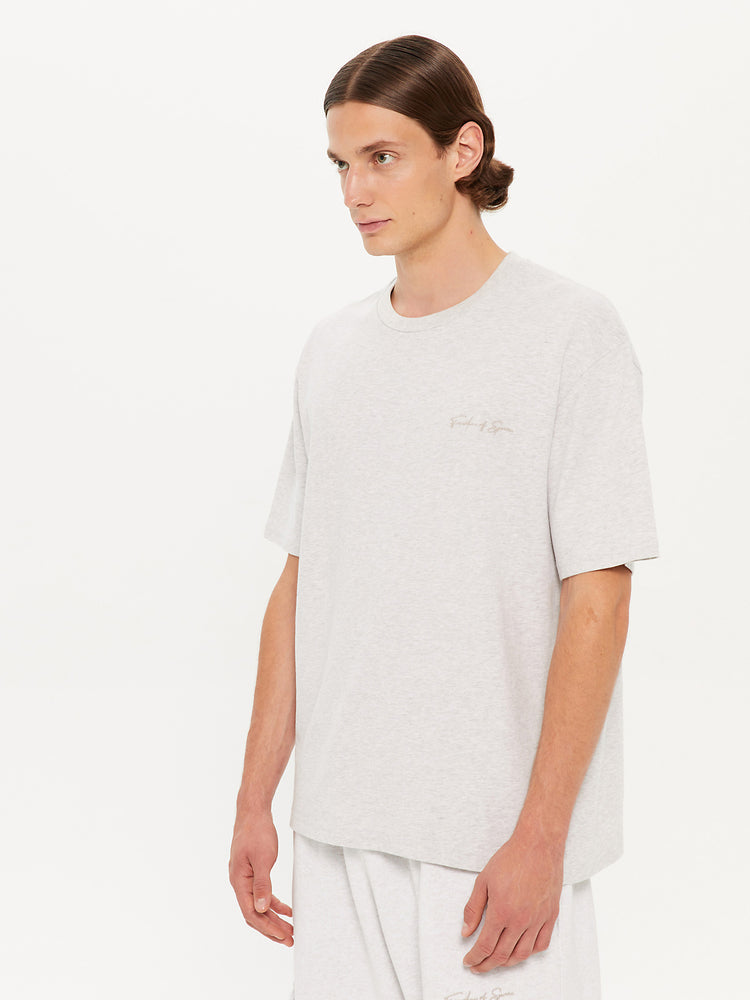 SIGNATURE T-SHIRT GREY MARL