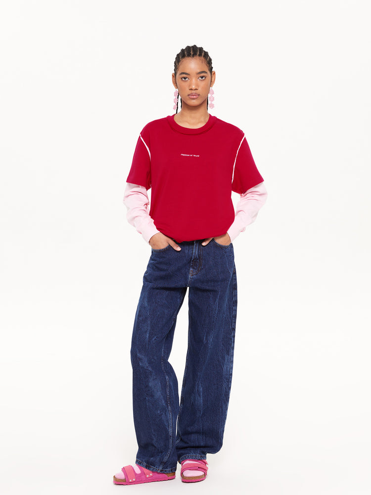 LONG SLEEVE T-SHIRT RED