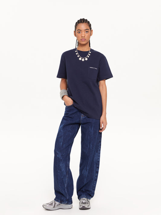 Pocket Logo T-Shirt Navy