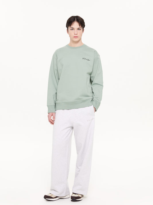Signature Loose Fit Lounge Pants Grey Marl
