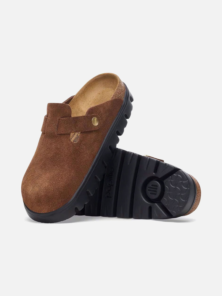 BIRKENSTOCK BOSTON CHUNKY VL DARK TEA BLACK