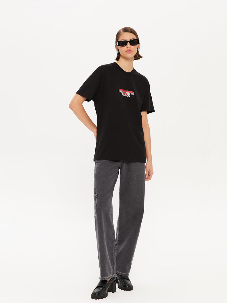 I THINK I THINK TOO MUCH T-SHIRT BLACK
