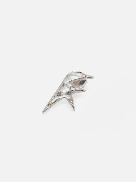 Sculpted Freedom Diamond Küpe