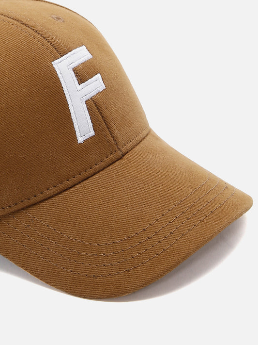 F Logo Cap Camel