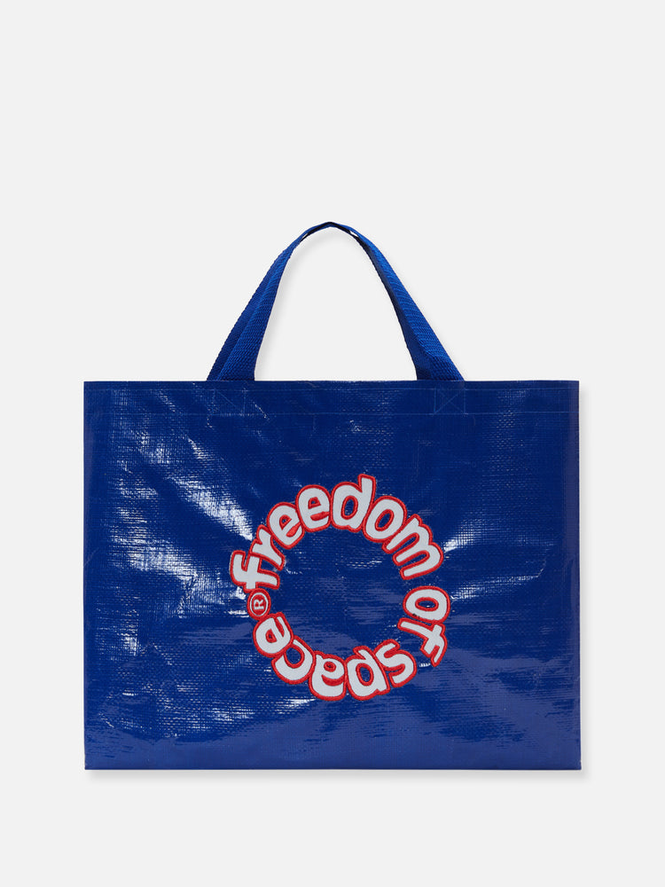 SMALL SHOPPING BAG BLUE