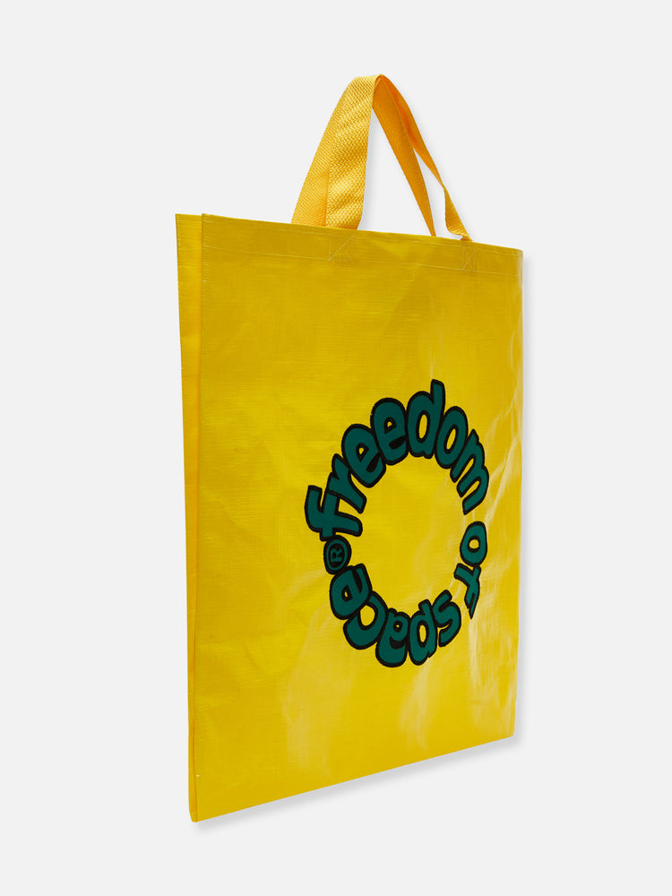 BIG SHOPPING BAG YELLOW