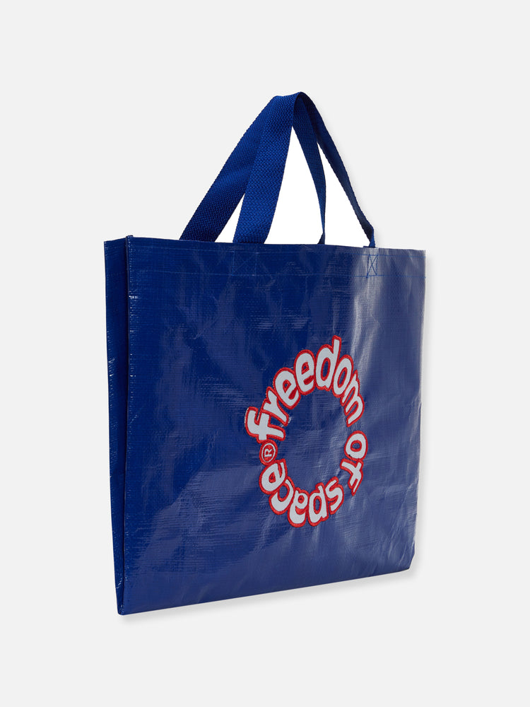 SMALL SHOPPING BAG BLUE