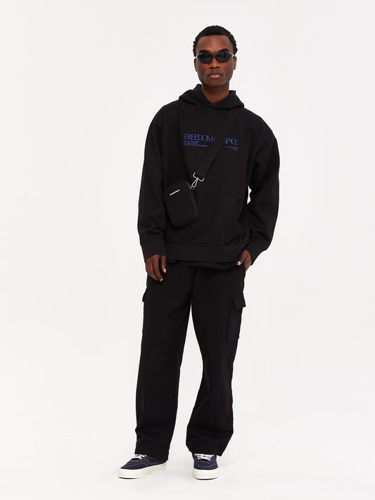 Cargo Lounge Pants Black