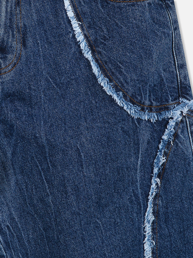 FRINGE LOOSE FIT JEANS