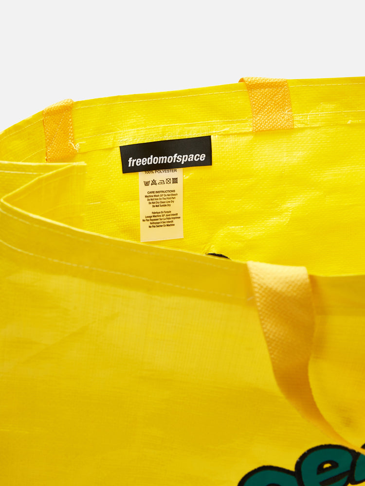 BIG SHOPPING BAG YELLOW
