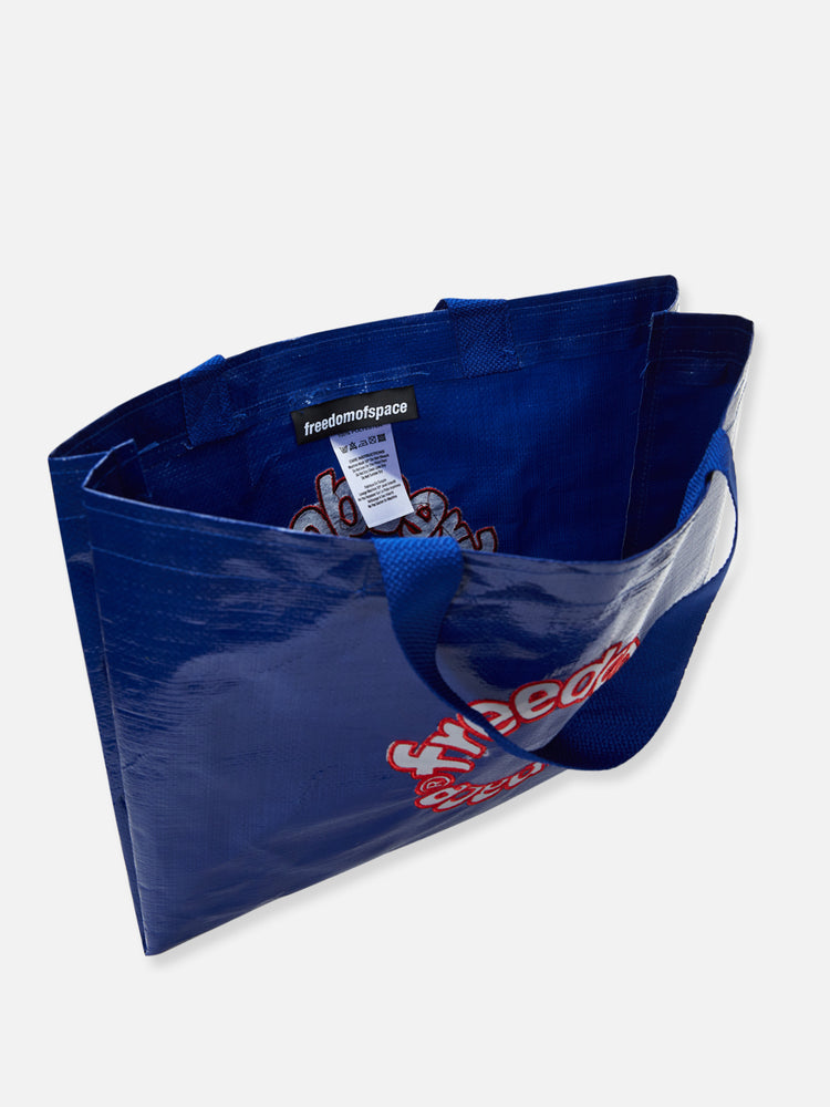 SMALL SHOPPING BAG BLUE