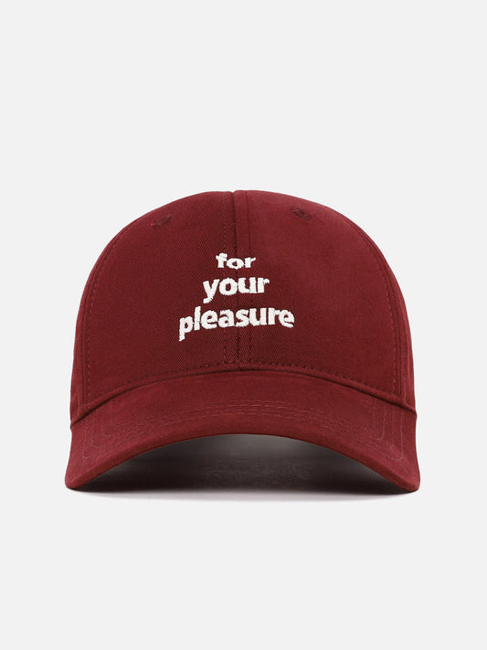 For Your Pleasure Cap Bordeaux