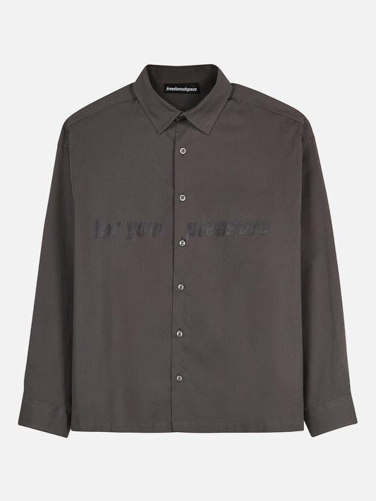 FOR YOUR PLEASURE SHIRT GREY