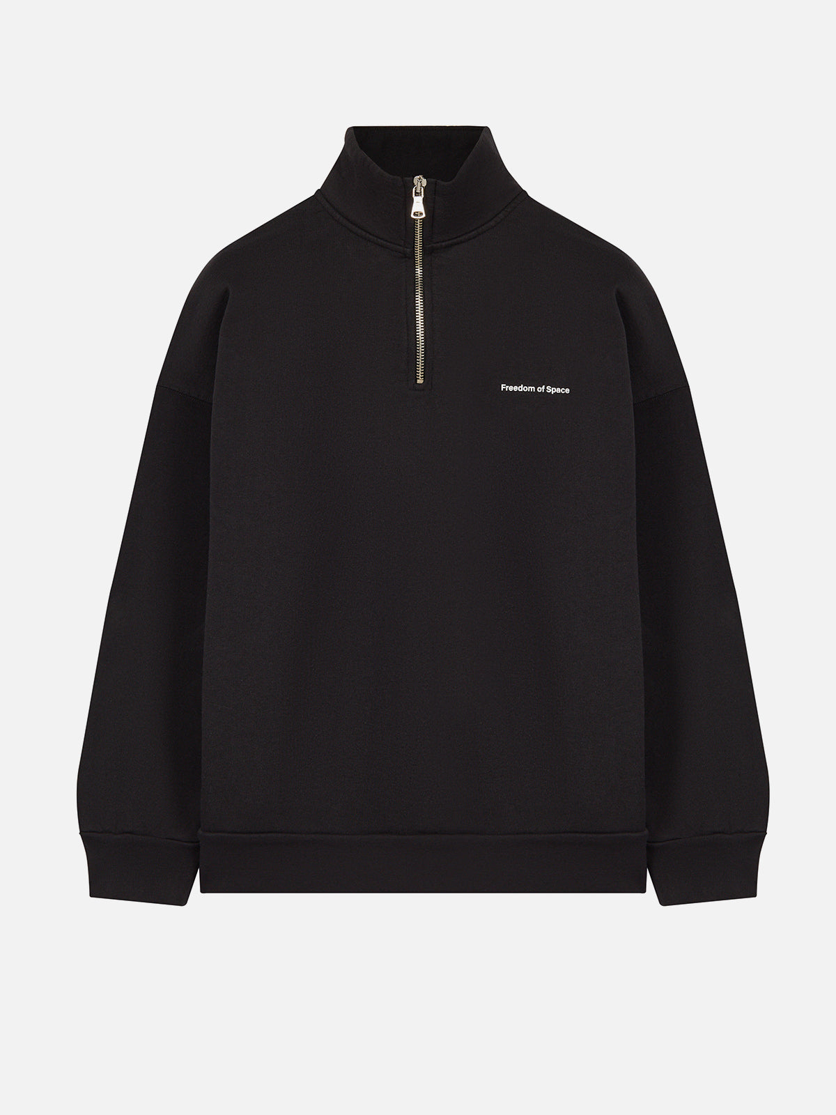Signature Half Zip Sweatshirt Black