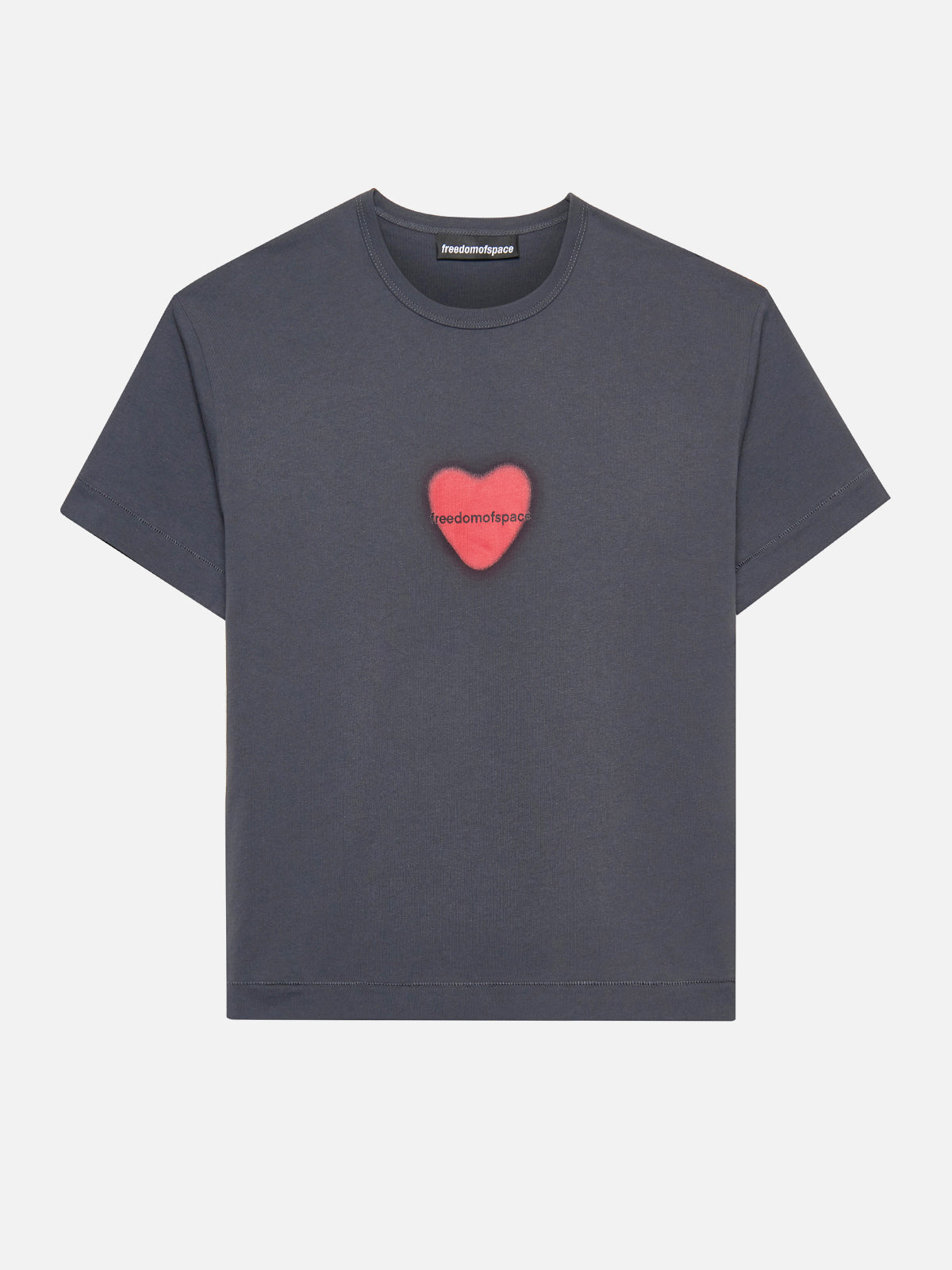 Heart T-Shirt Grey
