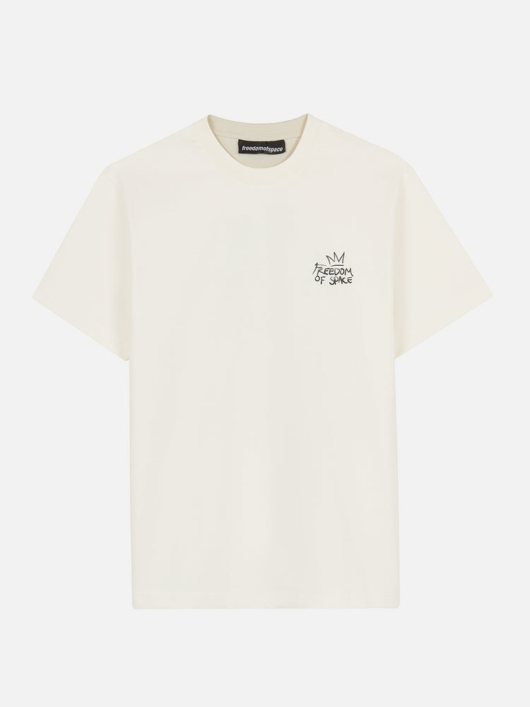 DISAPPEARING T-SHIRT WASHED WHITE