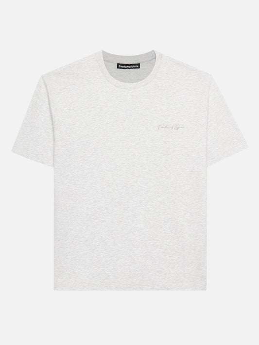 SIGNATURE T-SHIRT GREY MARL