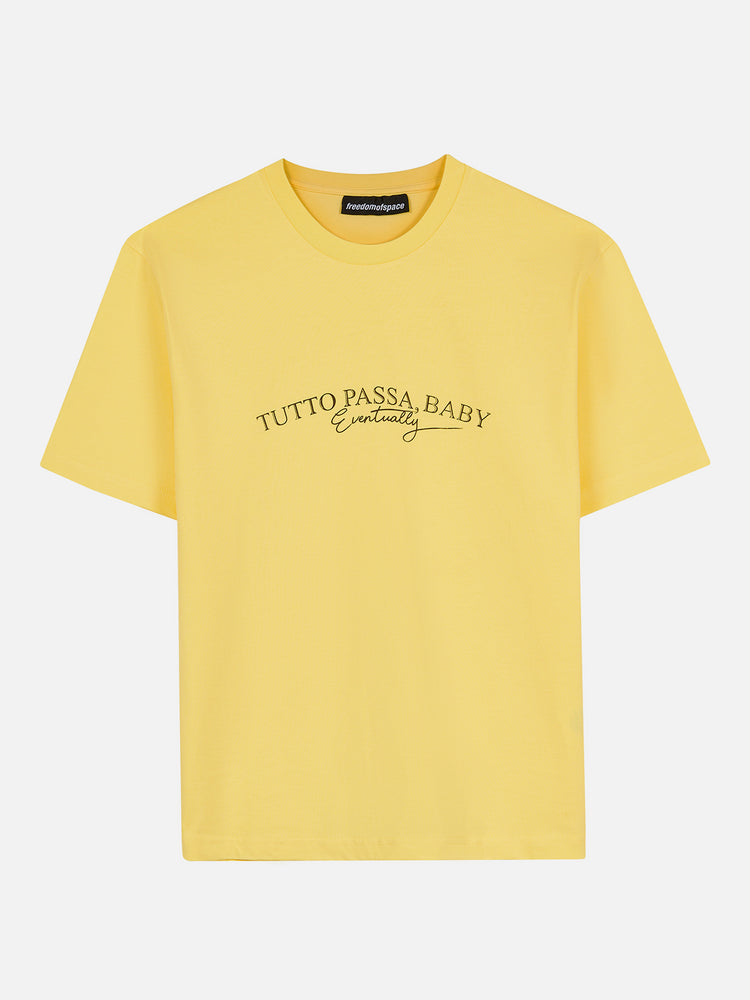 Tutto Passa T-Shirt Butter Yellow