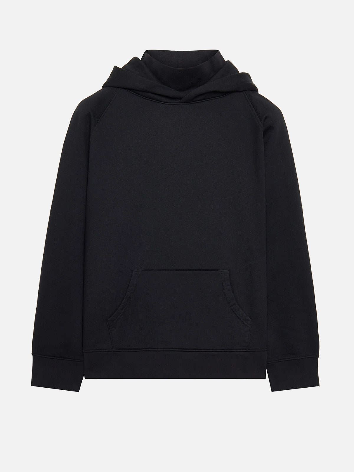 A Simple Turtleneck Hoodie Black